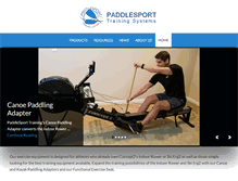 Tablet Screenshot of paddlesporttraining.com